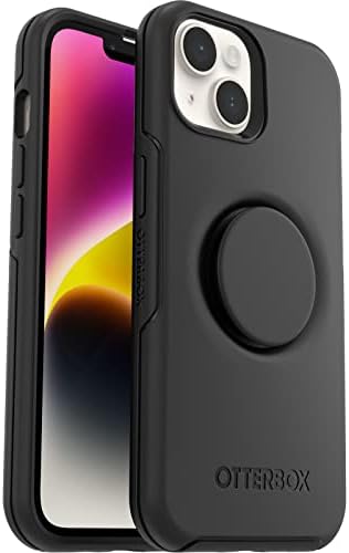 OtterBox Otter+Pop Etui na iPhone 14 Pro, Wstrząsoodporne, Etui z PopSockets PopGrip, Potrójnie Testowany Zgodnie ze Standardem Wojskowym, Przezroczyste
