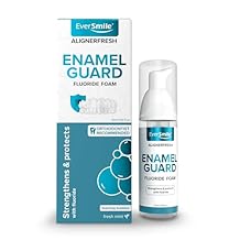 EverSmile AlignerFresh Enamel Guard Fluoride Foam Aligner & Retainer Cleaner/Whitener with Enamel Protection Strengthens, Protects & Whitens Teeth, Eliminates Bacteria Fresh Mint, 1 Pack 50ml