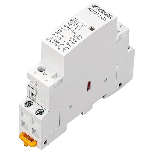 Contacteur AC 2P 25A 2NO de haute précision pour montage modulaire rail DIN 230V - 2
