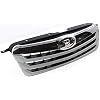 Garage-Pro Grille Assembly Compatible with 2010-2012 Subaru Outback Silver Shell with Textured Gray Insert