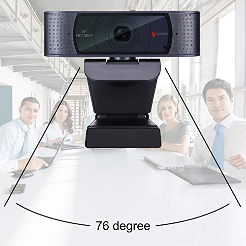 Image of Angetube HD Webcam 1080P with Cover Slide & Microphone, USB Computer Webcam Pro Streaming Video Cam for Xbox One Gaming Conferencing Mac Windows PC Computer Laptop Skype YouTube OBS Twitch Xsplit