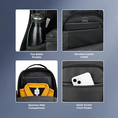 Image of HARISSONS Prizma Laptop Backpack | 35L | Durable & Travel-Ready | Elevated Laptop Protection | Office, Travel & Daily Commute
