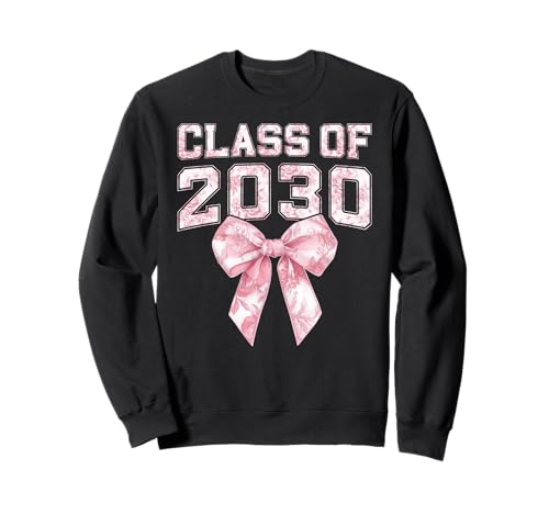 Class of 2030 Coquette Bow 8th Grade Girl Middle School Sweatshirt