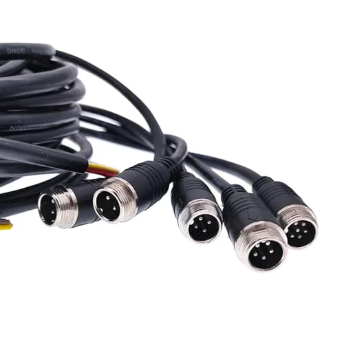 Conector GX12 de 3 pines macho con cable de 2m para una transmisión sin cortes 4