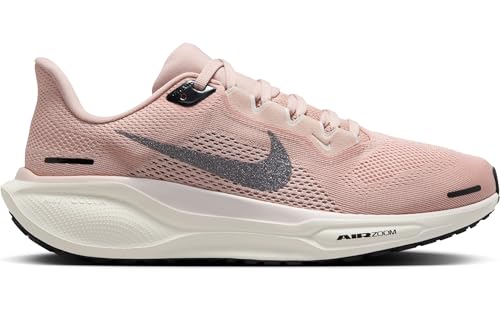 Nike Herren Pegasus 41 PRM Straßenlaufschuh mit Metallic-Akzenten (Damen) Laufschuh, Pink Oxford Light Soft Pink Pale Ivory Anthracite, 9.5 US