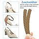 4 Paar Fersenpolster schuhe, Fersenschutz, Selbstklebendes Fersenkissen aus Leder, Riemchen Hackenpolster für Schuhe, Geeignet für Damen High Heels, Riemchenhalter Sandalen (4)