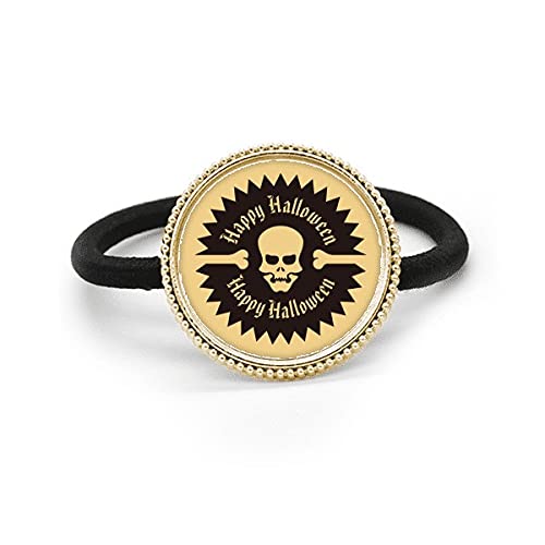 Élastique à cheveux anti-glisse et élastique bandeau métal pour Halloween