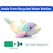 The Petting Zoo Dolphin Stuffed Animal Plushie, Ombrez Animals, Rainbow Dolphin Plush Toy 14 inches