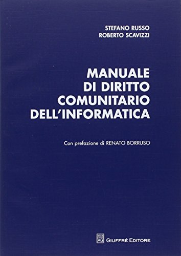 Manuale diritto comunitario informatica