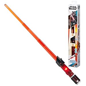 Hasbro Star Wars Lightsaber Forge Kyber Core Darth Vader, Lichtschwert mit Leuchteffekten im Inneren und Sounds, perfekt als Teil eines Superhelden-Kostüms für Kinder ab 4 Jahren