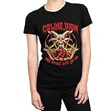 Celine Dion Vintage Death Metal T-Shirt, My Heart Will Go On Tee (S) Black
