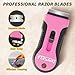 DIYSELF 2 Pack Razor Blade Scraper, 10 PCS Spare Razor Blades, Enhanced Razor Scraper, Razor Blade Scraper Tool for Glass Top Stove, Multipurpose Glass Scraper, Razor Scraper Tool for Paint, Sticker