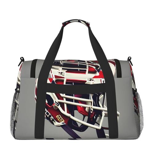 American Football Print Daily essentials Large Capacity Hand Carry Bag for Weekend Getaways style Bags2