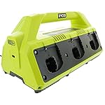 RYOBI P135 18V One+ 6 Port Lithium Ion Battery Supercharger (18V Batteries Not Included/Charger Only)