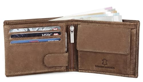 Image of WildHorn Rfid Protected Leather Wallet For Men, Brown