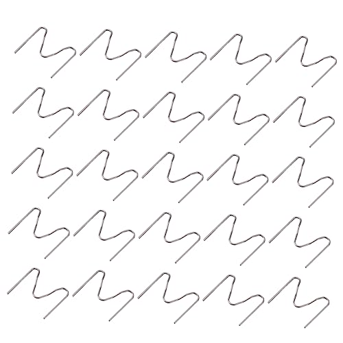 Housoutil 500pcs Bumper Staples Bumper Welding Kit Auto Hot Staples Welding Rod Brazing Wire Suite Repair Car