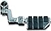 Kuryakyn 7993 Motorcycle Foot Controls: Offset Dually ISO Highway Pegs with Magnum Quick Clamps for 1-1/4