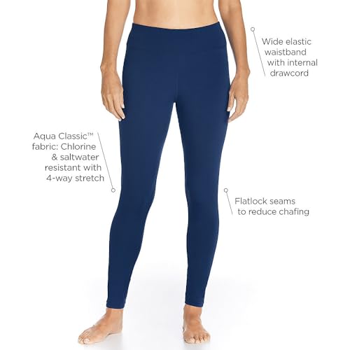 Coolibar UPF 50+ Women's Deep Water Swim Tights - Sun Protective4