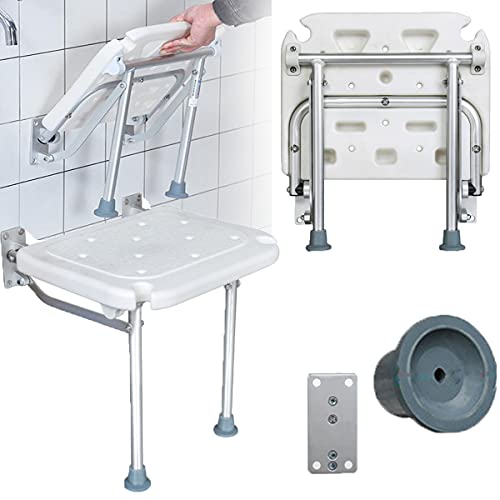 Siège de douche pliable pour douche sécurisée et PMR