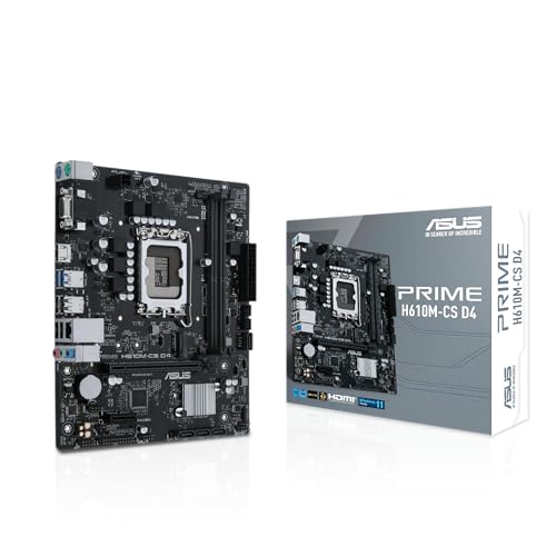 Asus Prime H610M-Cs D4 Motherboard for Intel 12Th Gen Processors - Lga1700 Socket - ATX, Ddr4 (B0CBMFCFXW) Amazon Price History, Amazon Price Tracker
