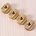 Kqcibz 4 PCS FoilMount Size M6 Hydrofoil Mounting T-Nuts for All Hydrofoil Tracks Surfing Outdoor Parts, gold