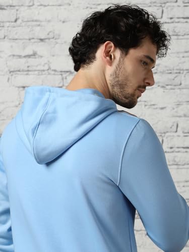 Image of Nobero Classic Zipper Hoodie for Men | Zip Up Hoodies for Men | Regular Fit | Full Zip Closure | Drawstring Hood | Zipped Hooded Sweatshirt | Cotton Rich Zipper Fleece Hoodie