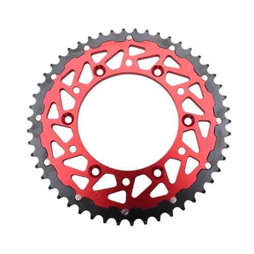 CNC�A���~�����A�`�F�[���X�v���P�b�g 50T/52T 125cc-640cc �G���f���[���o�C�N�p(52T Red)