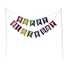 Dekora - Cake Topper for Birthday with Colourful Bunting - Happy Birthday