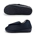 Imagen de STRAPPO SOFT Zapatillas Mujer Casa Verano Pantuflas Ortopedica Antideslizante Cierre Autoadherente Ajustable Zapatos Señora Mayor Pies Hinchados Sensibles Diabeticas Ancho Azul 40