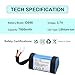 WoskjXas 7800mAh Replacement Battery for JBL Charge 4, JBL Charge 4J, JBL Charge 4BLK Speaker