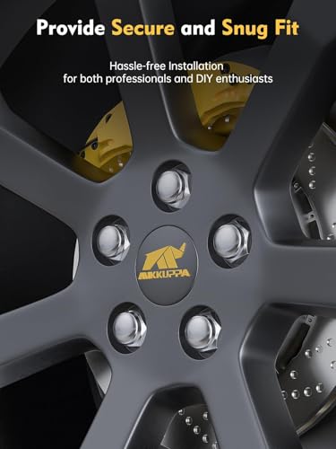 Image of MIKKUPPA 7 /16-20 Lug Nuts Replacement for 1953-1983 Chevy Corvette, 1967-1982 Camaro, 1964-1983 Malibu - 20pcs Aftermarket Wheel Chrome Closed End Lug Nut
