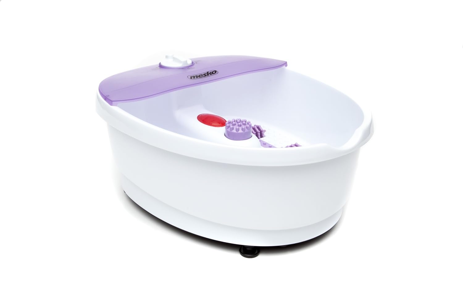 Mesko MS2152 Hidromasaje para pies, Blanco Y Morado, 36.3 x 21.5 x 41