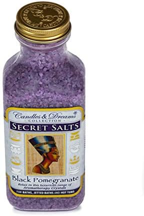 Candles And Dreams Hot tub spa/Bath aromatherapy scents crystals (Black Pomegranate) Vegan (500g)