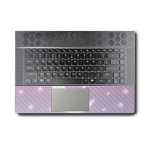Image of MightySkins Carbon Fiber Skin Compatible with Alienware X16 R1 (2023) Full Wrap Kit - Baby Moon | Protective, Durable Textured Carbon Fiber Finish | Easy to Apply & Change Styles | Made in The USA