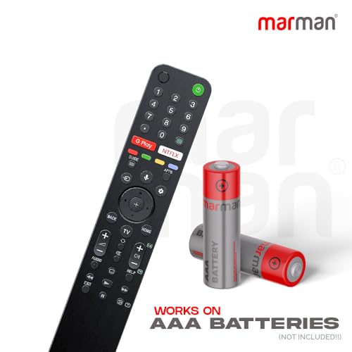 Image of marman Compatible with Sony Smart Tv Remote Control Original RMF-TX500P Model Suitable for LED Android bravia Television with Bluetooth Voice Commend, hotkeys