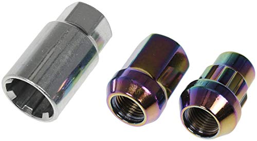 Tuercas Dorman 713-275G Rainbow estilo bellota de alta resistencia para coches