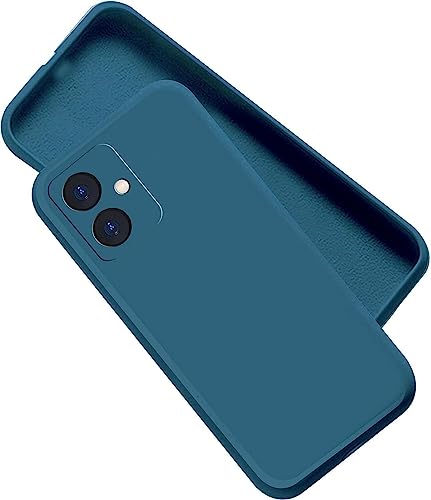 Image of A rtistque Liquid Silicone Back Cover Case for Samsung Galaxy M04 / Samsung Galaxy F04 / Samsung Galaxy A04e Shockproof TPU Soft Flexible with Camera Protection - Blue