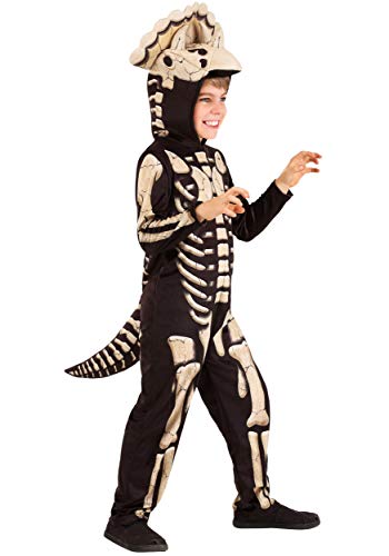 Disfraz Infantil de Dinosaurio Triceratops con Capucha miniatura 1