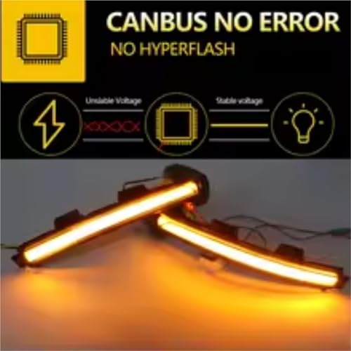 Clignotants dynamiques pour rétroviseur Passat défilement LED fluide