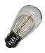 S14 String Light LED Replacement Bulb, E26 Base, 2200K, 0.5W 60 Lumens 120V AC Replaces Standard Incandescent 11W (1)