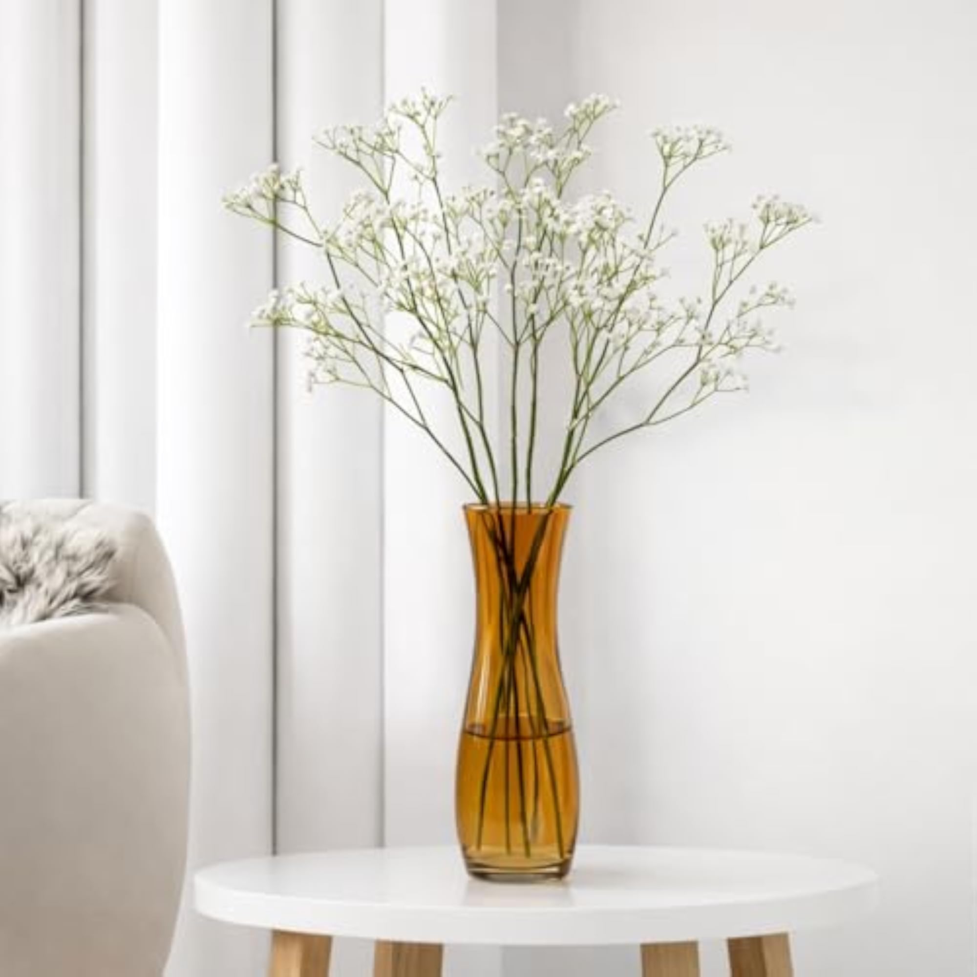 Tall Grass Artificial Flower Bunch, Realistic Floral Stems