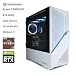CyberPowerPC Luxe Gaming PC - AMD Ryzen 7 9800X3D, Nvidia RTX 5080, 32GB RAM, 2TB NVMe SSD, 850W PSU, Windows 11, Liquid Cooling, Amethyst 360M Airflow White