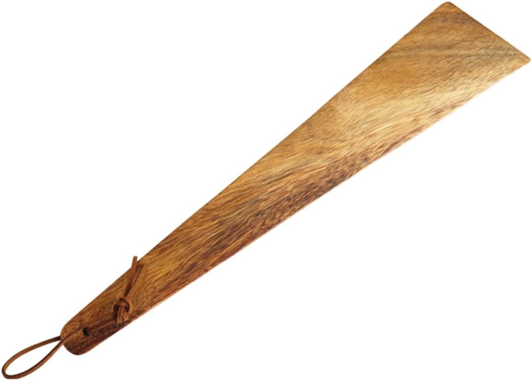 PRETYZOOM Portable Wooden Cooking Spatula Small Nonstick Turner Kitchen Utensil for Camping Outdoor Cooking and Travel