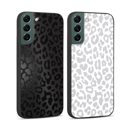 2 Pack Cute Cheetah Print Phone Case for Samsung Galaxy S22 Plus 5G 6.6" by RUMDEY - Used condition - US$10.49