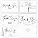 Justforjoyful 50sets Wedding Thank You Cards with Envelopes and Stickers 4 Designs Mr and Mrs Thank You Notes Bulk Wedding Gift Cards Thank You Cards for Guests Wedding Party Decor Supplies 6 X 4 Inch