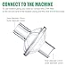 Inline Filter for CPAP Universal for BiPAP Machine Inline CPAP Filters Standard Tubing Compatible with All 22mm 25mm Tube Effectively Filters 4 Pack