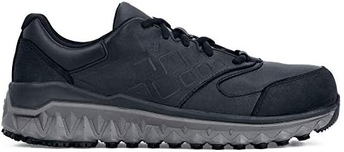 Shoes for Crews Bridgetown, Men's Aluminum Toe (at) Slip Resistant Work Shoes, Water Resistant, Black, Size 15 | Image 5