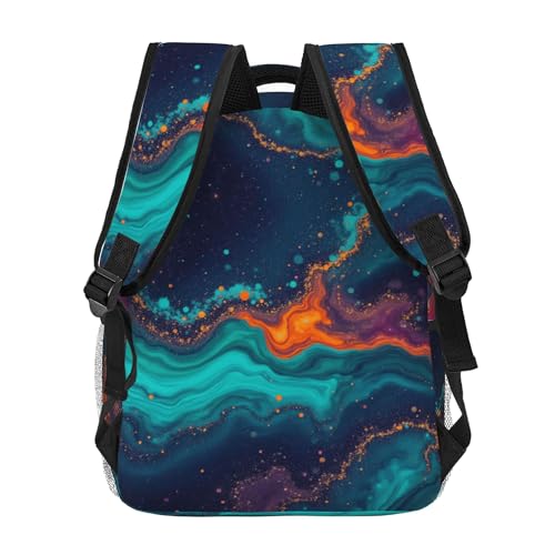 Starry Sky Pattern No.4 Lightweight casual cushioned shoulder strap backpack, college student travel backpack4