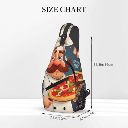 Mochila cruzada de pecho para hombre tipo sling miniatura 3