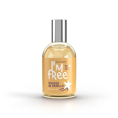 I'M Free - Eau de Toilette à la vanille - 110ml - Pour une touche de douceur et de liberté - Le Lot De 3